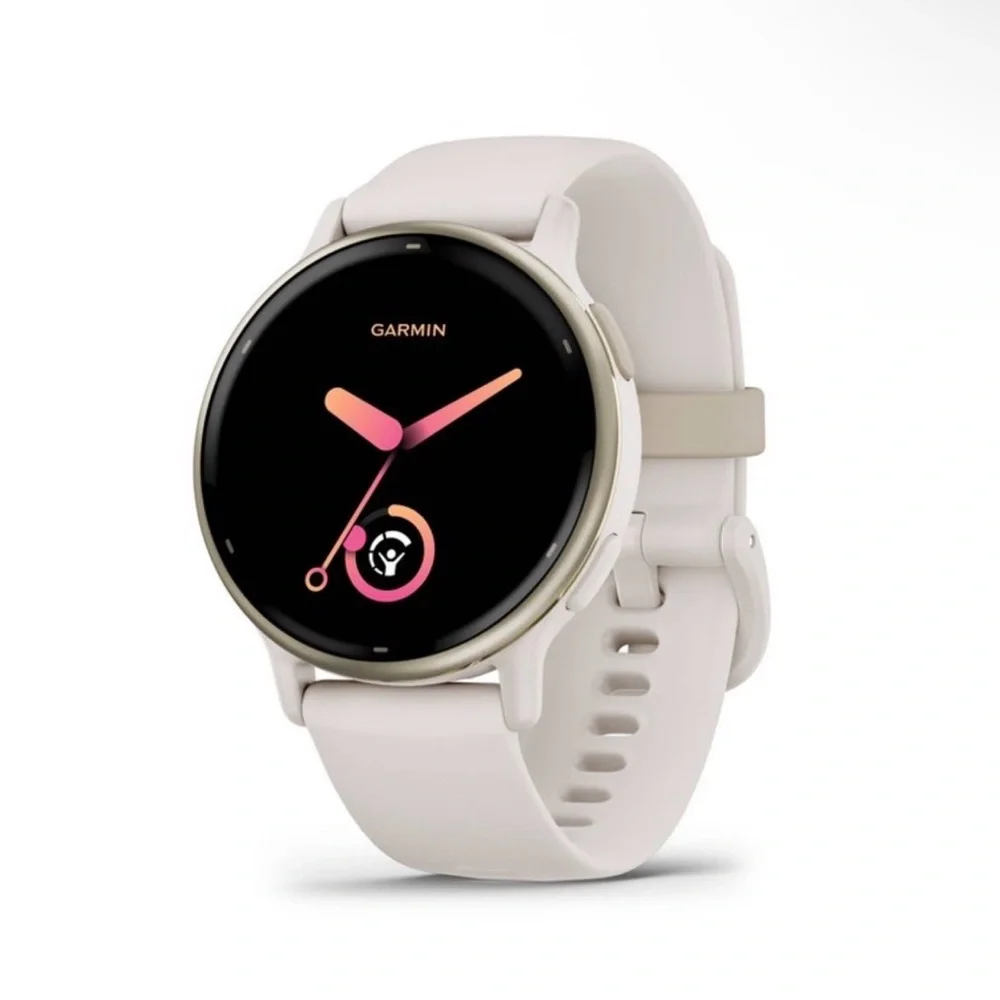 Garmin vivoactive 5 ivory and cream gold